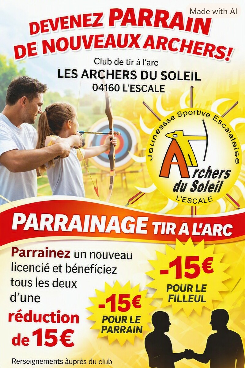Opération parrainage 15€ de réduction