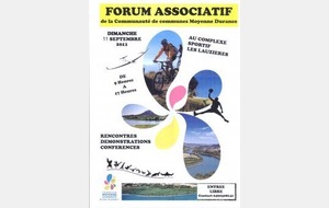 Forum des associations le 11 septembre