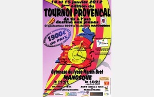 3ème édition du Tournoi Provencal (FFTA)