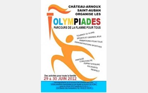 Les olympiades le 29 et 30 juin à Saint Auban