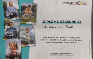 Diplôme du TELETHON  