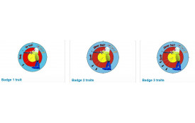 Badge découverte sarbacane 1 trait