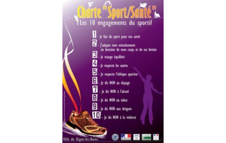 Charte &quot;Sport et Santé&quot;