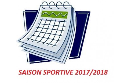Calendrier FFTA SAISON 2017 / 2018