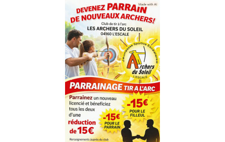 Opération parrainage 15€ de réduction